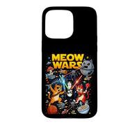 Carcasa para iPhone 15 Pro MAX Galaxy Meow Squad Space Cats Illustration Graphic Cartoon