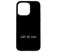 Carcasa para iPhone 15 Pro MAX Gambito de la Reina del Ajedrez 1.d4 d5 2.c4
