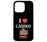 Carcasa para iPhone 15 Pro MAX Gambling Win Jackpot Luck Gambler i Love Casino