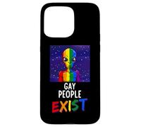 Carcasa para iPhone 15 Pro MAX Gay Alien LGBTQ Existen Personas Homosexuales Alien Gay