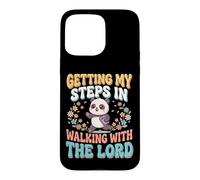 Carcasa para iPhone 15 Pro MAX Getting My Steps In Walking with The Lord