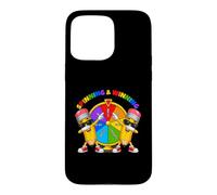 Carcasa para iPhone 15 Pro MAX Giro de Rueda de Cuarto Grado de Cuarto Grado GANA Divertido Regreso a Clases