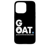 Carcasa para iPhone 15 Pro MAX Goat Greatest of All Time at Eating Snacks