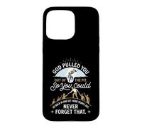 Carcasa para iPhone 15 Pro MAX God Pull You out of The Pit Recovery Faith Design