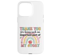 Carcasa para iPhone 15 Pro MAX Gracias Parte Importante Mi Profesor de Historia