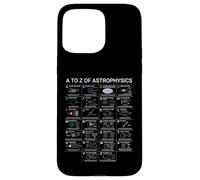 Carcasa para iPhone 15 Pro MAX Gráfico Educativo de astrofísica A-Z Space Concepts