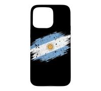 Carcasa para iPhone 15 Pro MAX Gráfico Grunge Envejecido de la Bandera de Argentina