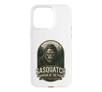 Carcasa para iPhone 15 Pro MAX Gráfico Vintage del noroeste del Pacífico de Sasquatch Guardian Peaks