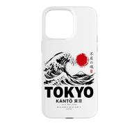 Carcasa para iPhone 15 Pro MAX Gran Ola Arte Japonés Tokio Kanto Japón Ola Retro