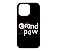 Carcasa para iPhone 15 Pro MAX Gran Pata Amante Perro Mascota Abu