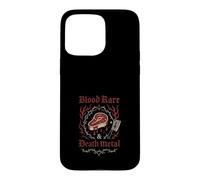 Carcasa para iPhone 15 Pro MAX Grill Metalhead Parrilla Barbacoa Cocinar Skull Rock Dad Vibes