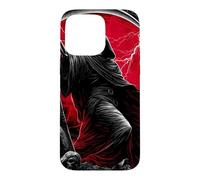 Carcasa para iPhone 15 Pro MAX Guadaña de la Parca Ángeles caídos Arte de Terror gótico Oscuro