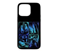 Carcasa para iPhone 15 Pro MAX Guantes de Boxeo geniales para Saco de Boxeo, Boxeador de Fitness