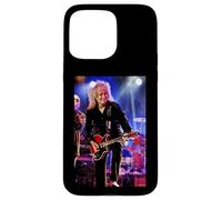 Carcasa para iPhone 15 Pro MAX Guitarrista Brian May Queen & Adam Lambert por Dick Barnatt