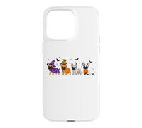 Carcasa para iPhone 15 Pro MAX Halloween Frenchie Bulldog Amante de los Perros Perro Espeluznante Halloween