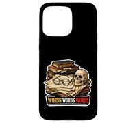 Carcasa para iPhone 15 Pro MAX Hamlet Words Shakespeare Cita Drama Tragedia Jugar