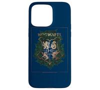 Carcasa para iPhone 15 Pro MAX Harry Potter Hogwarts Green and Gold Floral Crest