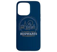 Carcasa para iPhone 15 Pro MAX Harry Potter I'D Rather Stay At Hogwarts This Christmas