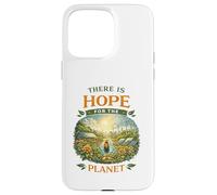 Carcasa para iPhone 15 Pro MAX Hay Esperanza para el Planeta Solarpunk Día de la Tierra Vida Verde