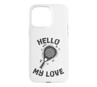 Carcasa para iPhone 15 Pro MAX Hello My Love Padel Tenis