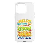 Carcasa para iPhone 15 Pro MAX Hello New School Year Let's Learn Back to School
