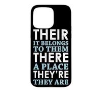 Carcasa para iPhone 15 Pro MAX Her There Are - Inglés Gramática