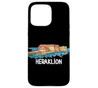 Carcasa para iPhone 15 Pro MAX Heraklion Grecia Travel Souvenir City - Regalo histórico