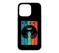 Carcasa para iPhone 15 Pro MAX Hermosa Reina Chica Poder Juneteenth Melanina Mujeres Chicas