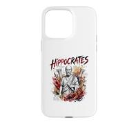 Carcasa para iPhone 15 Pro MAX Hipócrates Filósofo de la Medicina Griega Antigua