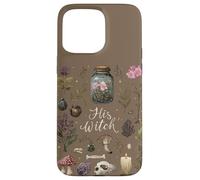 Carcasa para iPhone 15 Pro MAX His Witch Her Warlock Pareja de brujería Magia Oculta