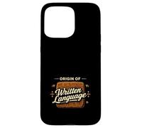 Carcasa para iPhone 15 Pro MAX Historia de la Antigua Mesopotamia Sumeria Cuneiforme Babilonia