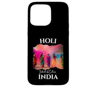 Carcasa para iPhone 15 Pro MAX Holi Festival India Recuerdo Turístico Mumbai Delhi Kerala Goa