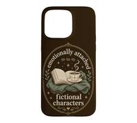 Carcasa para iPhone 15 Pro MAX Humor de Lectura para Amantes de los Libros para fanáticos de la ficción y soñadores
