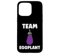 Carcasa para iPhone 15 Pro MAX Humor Food Eggplant Simple Team Eggplant