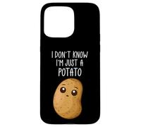 Carcasa para iPhone 15 Pro MAX I Don't Know I'm Just A Potato Funny Kawaii Potato Saying
