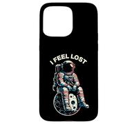 Carcasa para iPhone 15 Pro MAX I Feel Lost Astronauta Sentado en la Luna Retro Espacial