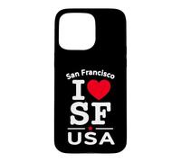 Carcasa para iPhone 15 Pro MAX I Heart San Francisco I Love SF USA Californ Graphic Design