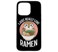 Carcasa para iPhone 15 Pro MAX I Just Really Love Ramen Sparrow Noodles Bowl Cup Sopa Japón