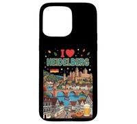 Carcasa para iPhone 15 Pro MAX I Love Heidelberg Alemania