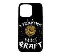Carcasa para iPhone 15 Pro MAX I Practice Stitch Craft - Yarn Knitting - Knitter's Gift