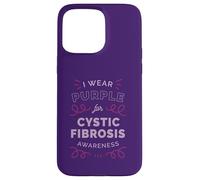 Carcasa para iPhone 15 Pro MAX I Wear Purple FOR Cystic Fibrosis Awareness Walk Meme