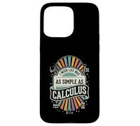 Carcasa para iPhone 15 Pro MAX I Wish Life Was As Simple As Calculus Badge Fun