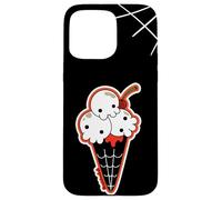 Carcasa para iPhone 15 Pro MAX Ice Cream Skull Spoopy Yami Kawaii Halloween Design, Spooky