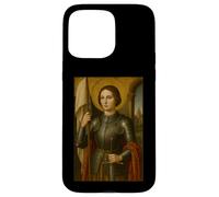 Carcasa para iPhone 15 Pro MAX Icono católico de Santa Juana de Arco