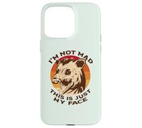 Carcasa para iPhone 15 Pro MAX I'm Not Mad This IS Just MY Face Funny Zarigüeya Scream Meme