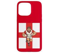 Carcasa para iPhone 15 Pro MAX Imparable Carga Cartoon Rugby Power Run