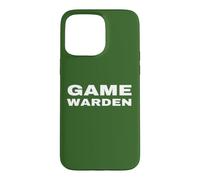 Carcasa para iPhone 15 Pro MAX IMPRESIÓN Trasera Uniforme de Guardia de Juego Oficial de conservación