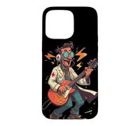 Carcasa para iPhone 15 Pro MAX Impresionante Doc con Guitarra eléctrica de Emergencia para Amantes del Rock