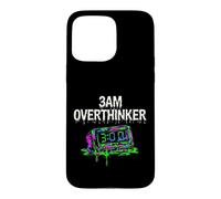 Carcasa para iPhone 15 Pro MAX Insomnia 3AM Overthinker Melting Clock Aesthetic