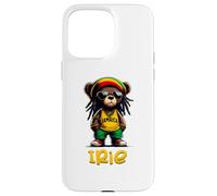 Carcasa para iPhone 15 Pro MAX IRIE Osito de Peluche Jamaica Rasta raíces Reggae